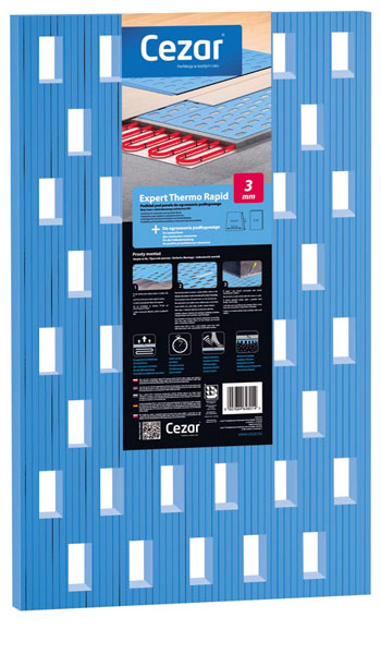 

Podkład podłogowy Cezar Expert Thermo Rapid 3mm