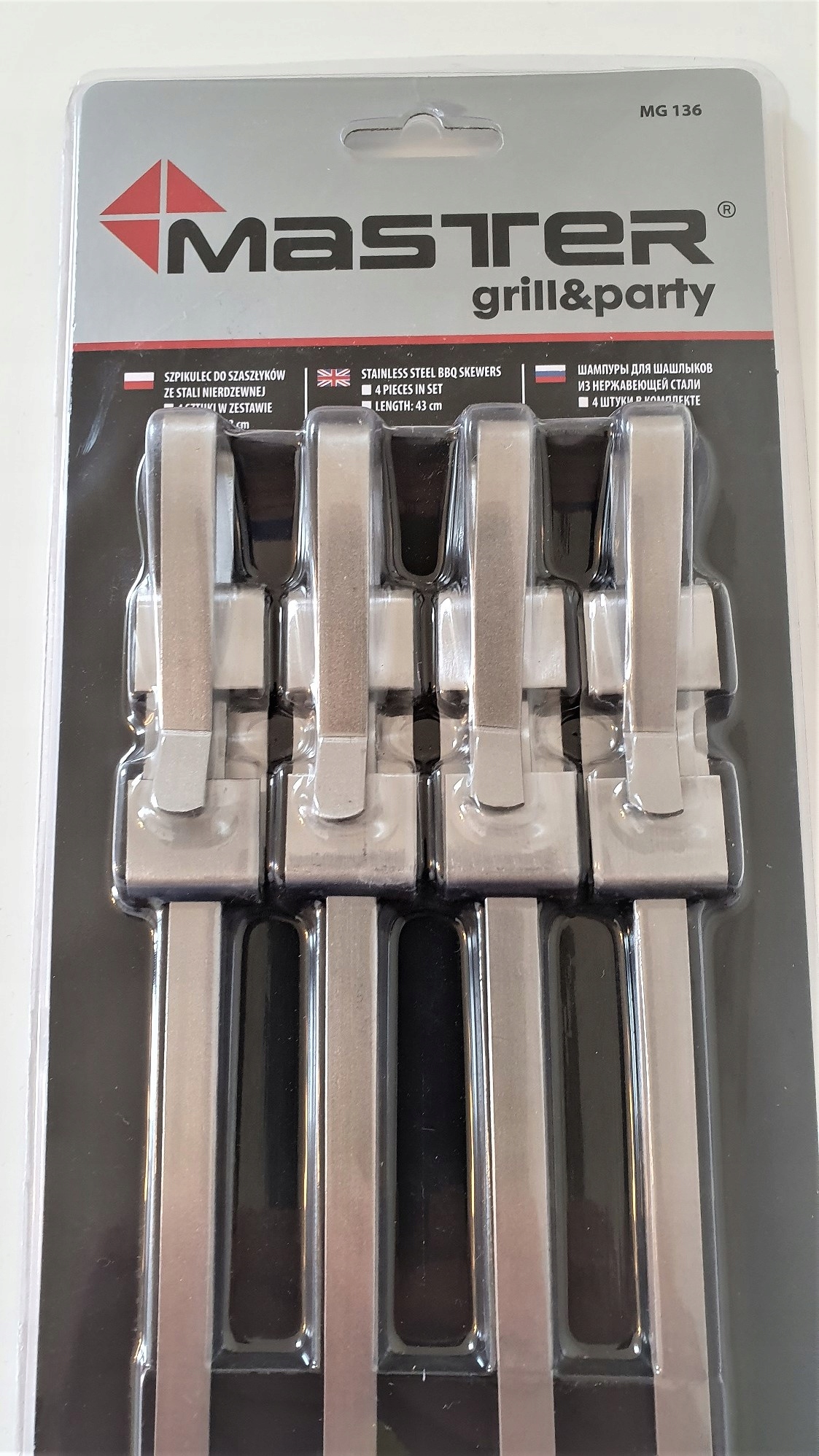 

Szampura Szampury Szpikulce 43CM Nierdzewne