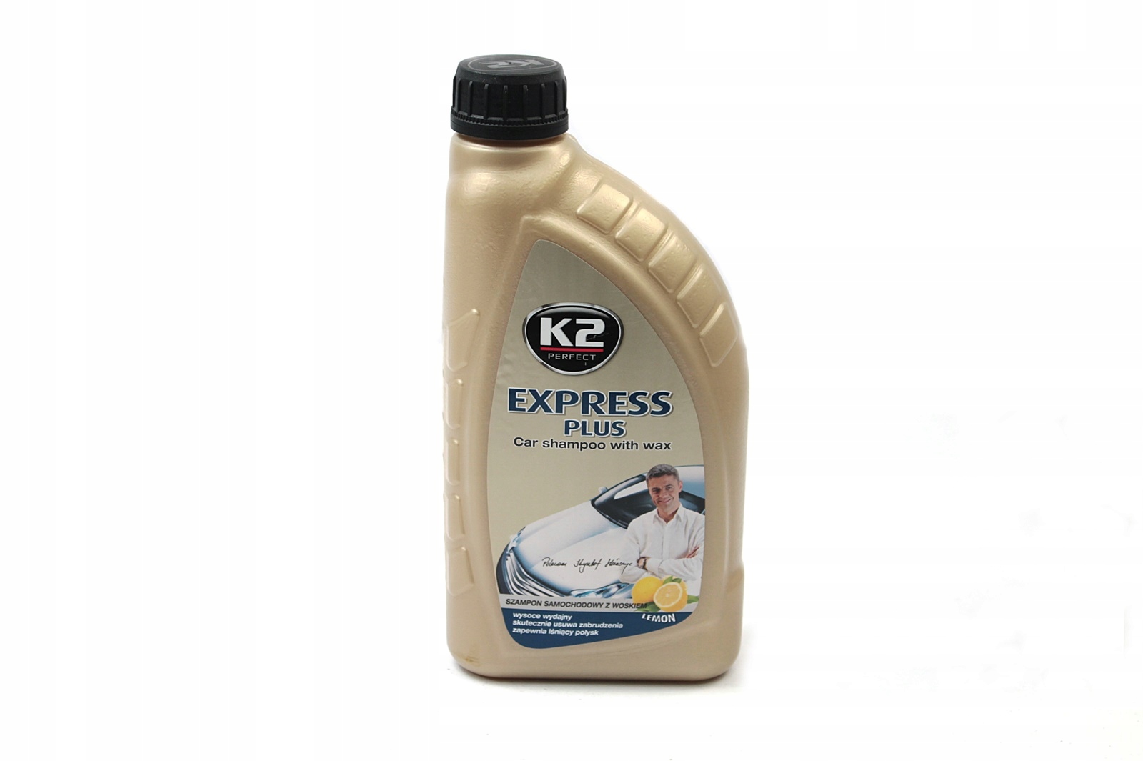 K2 Express Plus Szampon Samochodowy Z Woskiem 1L