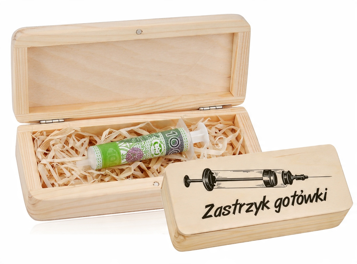 

Pudełko Zastrzyk Gotówki urodziny 18 30 40 50