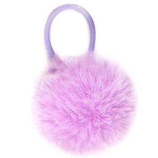 

K40 Brelok Zawieszka Torebki Pompon Fiolet