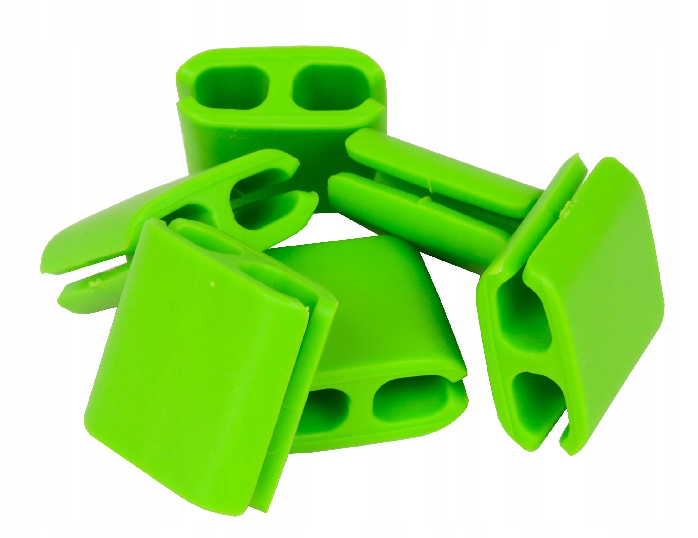 

Zwijacz organizer kabli 6 szt. zielony Roz. S