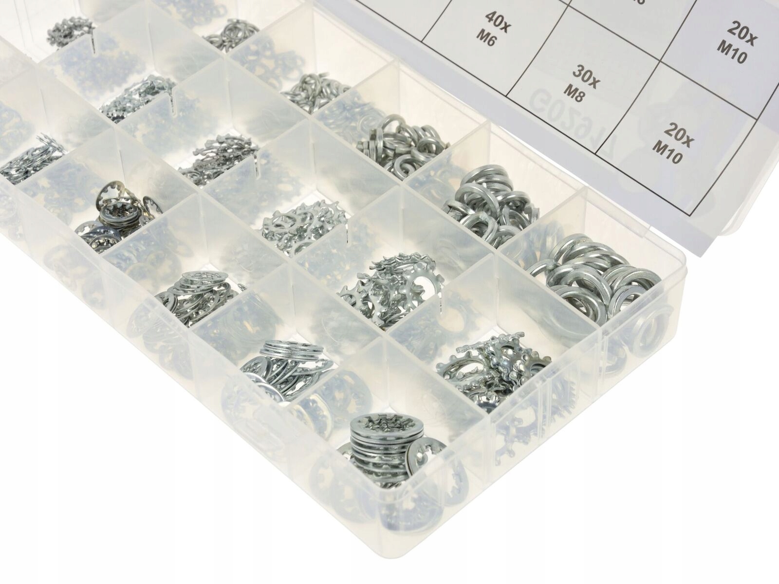 НАБОР БЕЗОПАСНЫХ ШАЙБ 720 EL.  M3-M10 Марка отличается