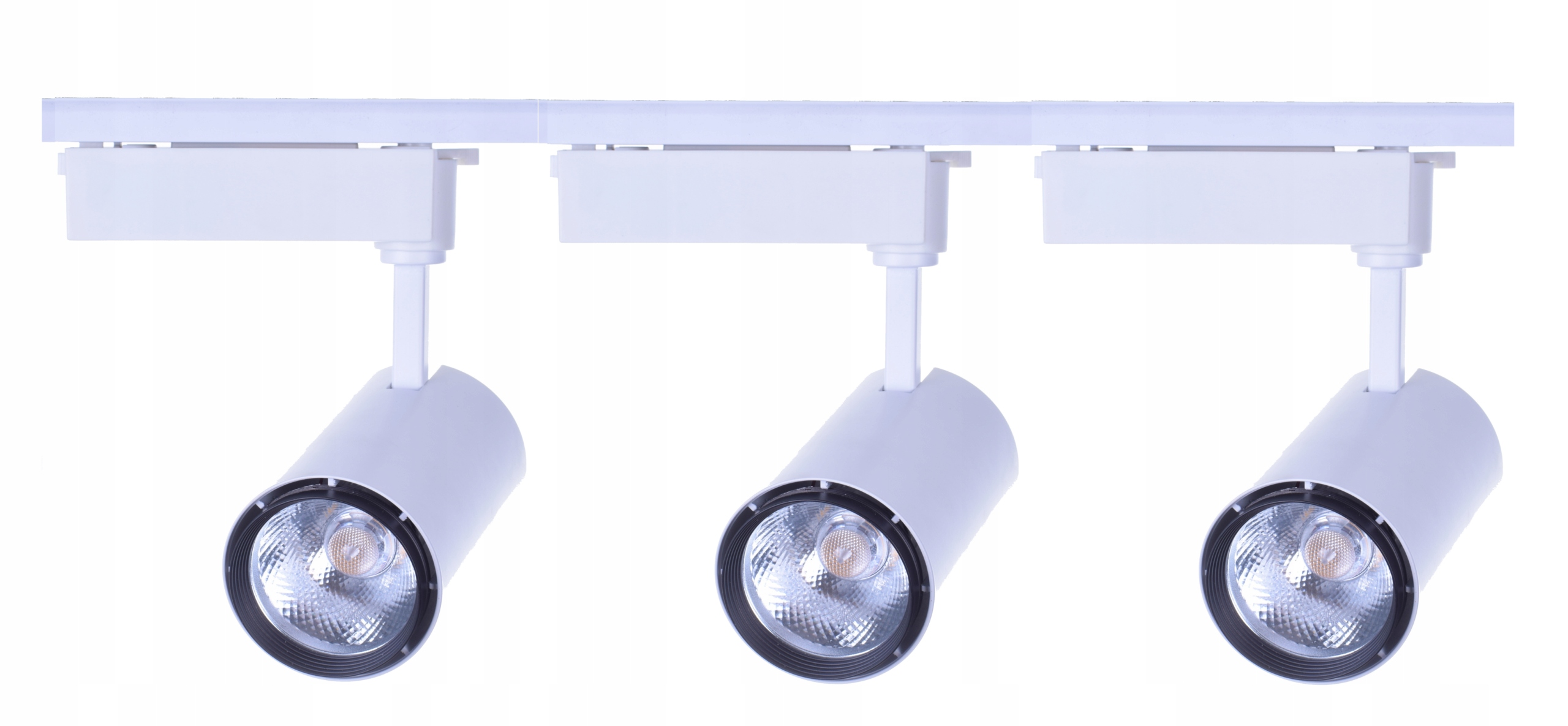 223 ZESTAW 3 reflektory LED 20W SKLEPOWE szyna 1,5