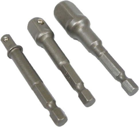 REDUKCJE ADAPTERY DO WKRĘTARKI NASADKI 1/4 3/8 1/2