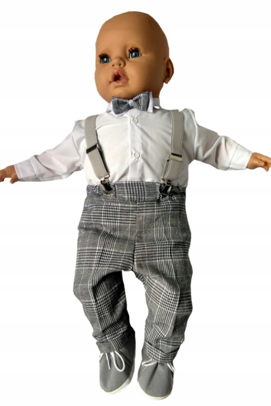 Garniturek do chrztu, ubranko, komplet, SZELKI 68 Rozmiar 68