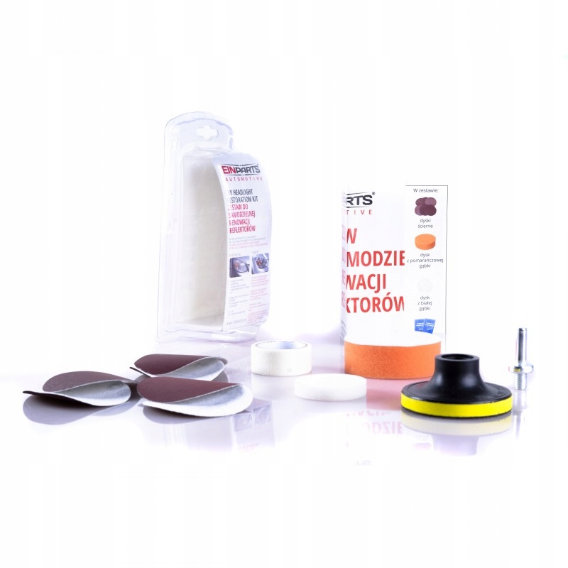 ZESTAW DO POLEROWANIA REGENERACJI LAMP REFLEKTORÓW