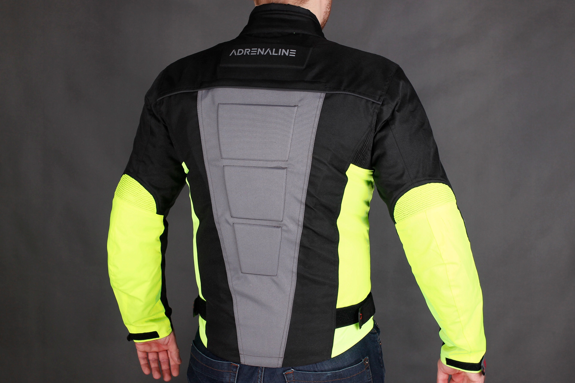 KURTKA MOTOCYKLOWA ADRENALINE PYRAMID ŻÓŁTA FLUO Rozmiar M