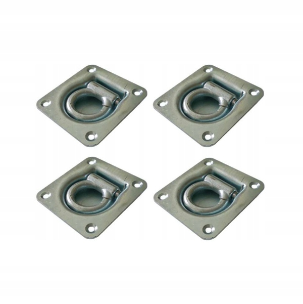 4x UCHWYT MOCOWANIA ŁADUNKU UCHO OCZKO PODŁOGOWE