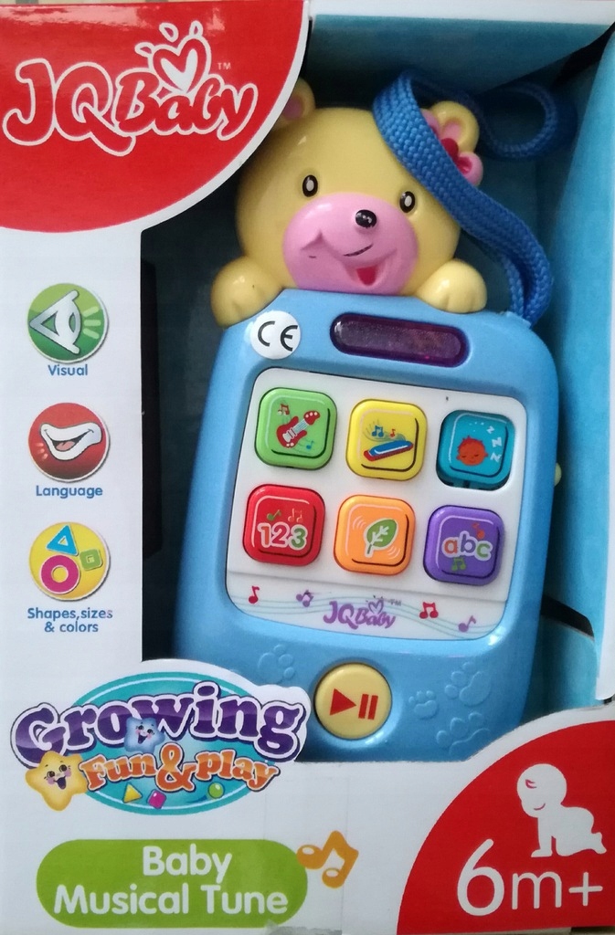 TELEFON PIANINKO MUZYCZNE MIŚ- KOMPUTEREK NA BAT. EAN (GTIN) 5901353637439