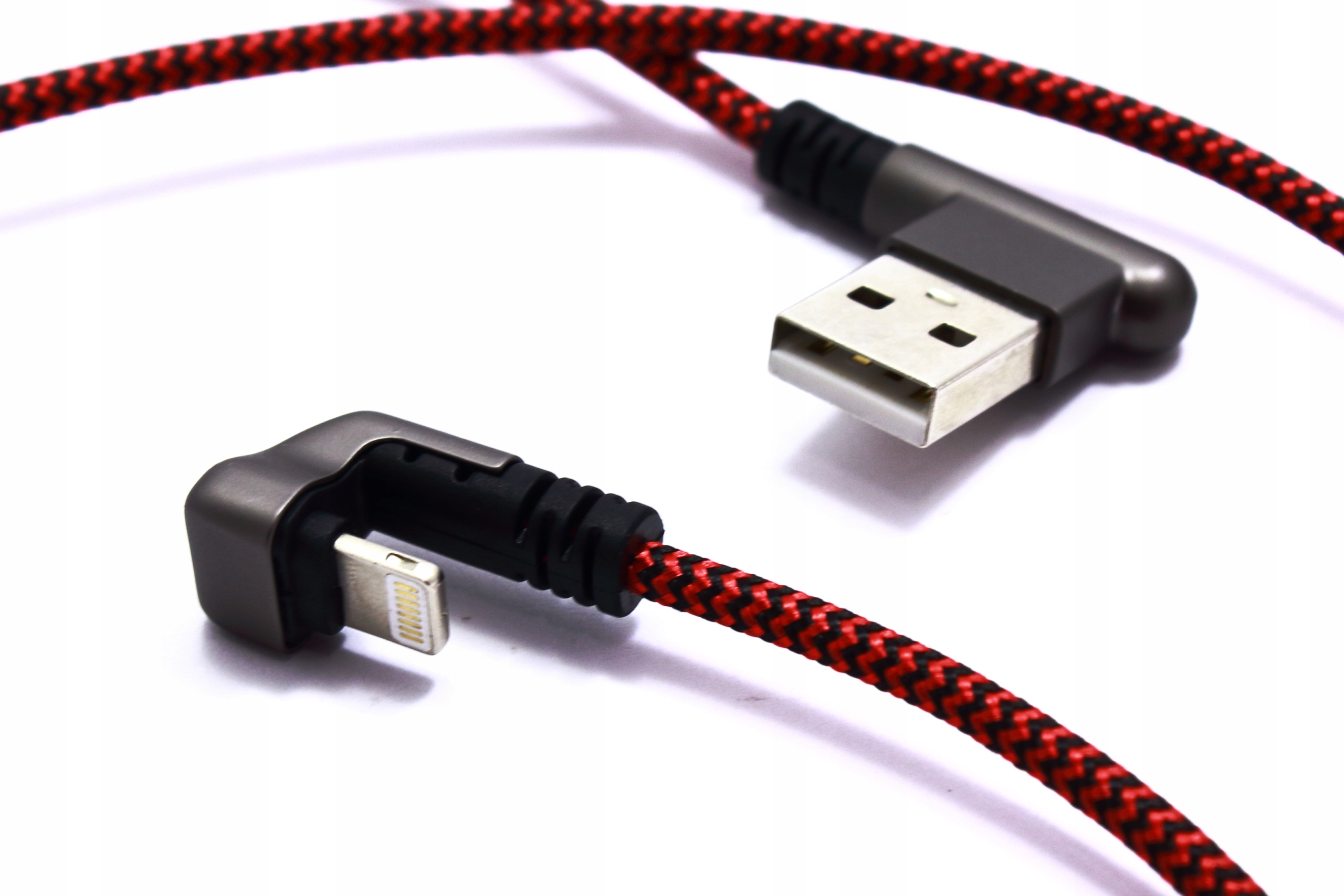 

Kabel Usb Do Iphone Lightning Kątowy 180st. 1.5m