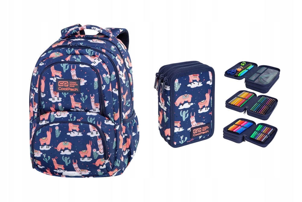 

Zestaw plecak Spiner 24L + piórnik CoolPack Llamas