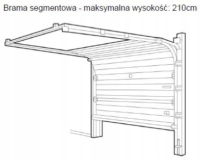 NAPĘD DO BRAMY GARAŻOWEJ MPG800N 2.2m/80kg Marka Seltex