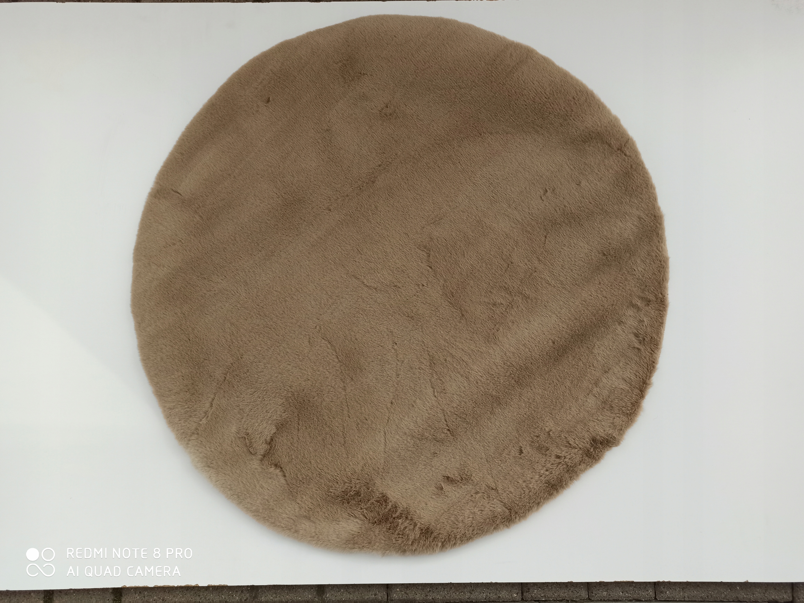 

Dywan Rabbit Shaggy Okrągły Koło 160 Brązowy Camel