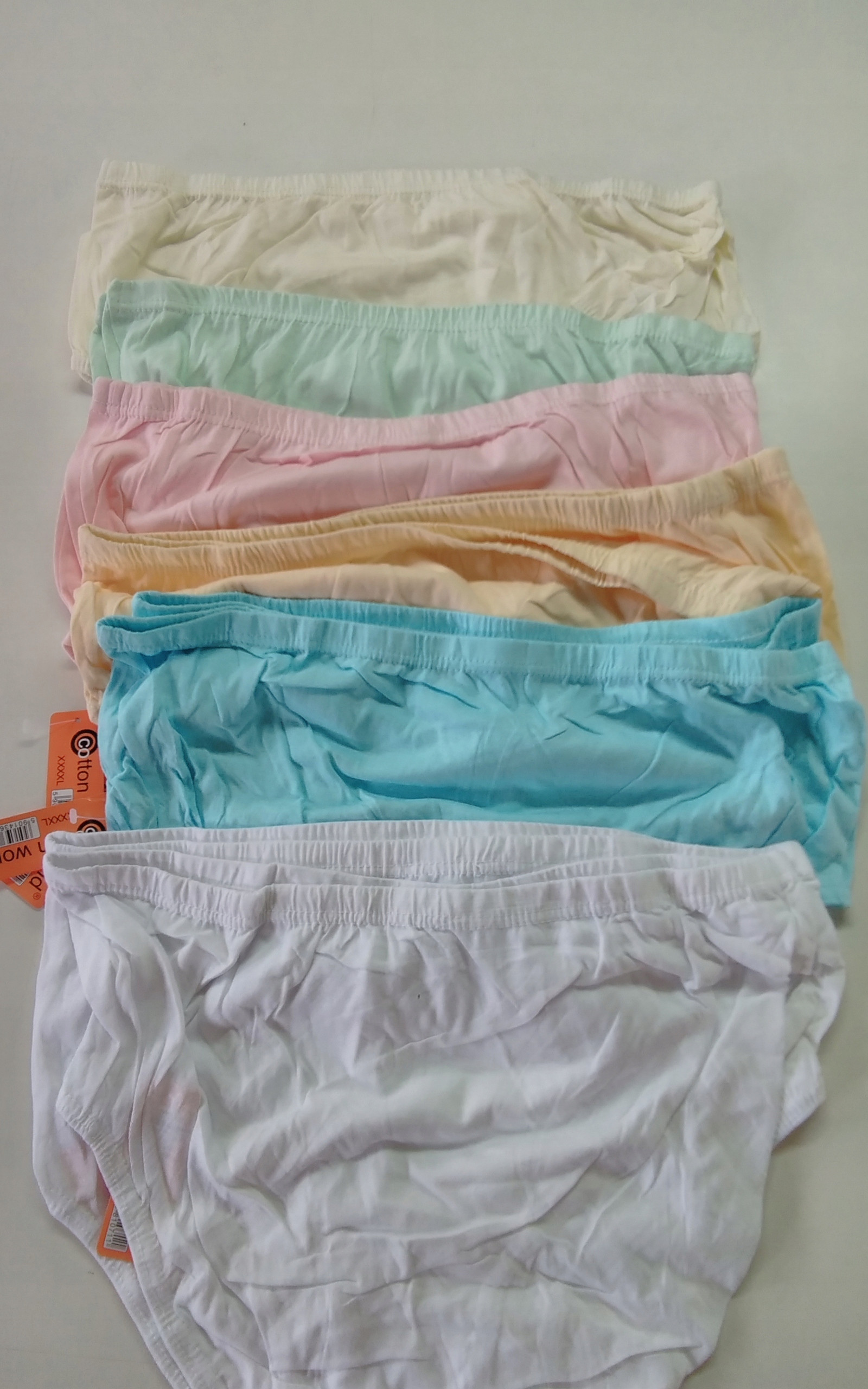 Figi damskie. Majtki Cotton World 5 par 6XL Rozmiar 6XL