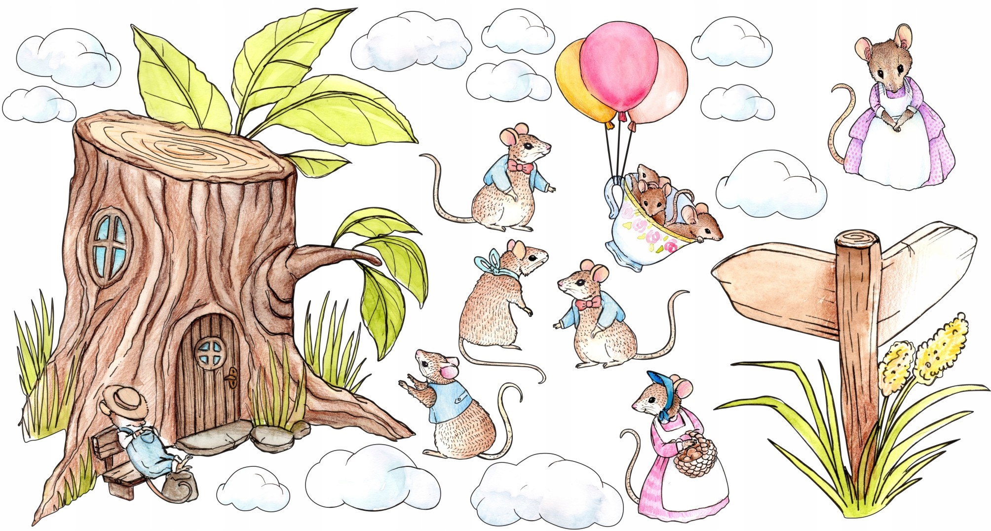 

naklejka naklejki dla dzieci na ścianę beatri 240