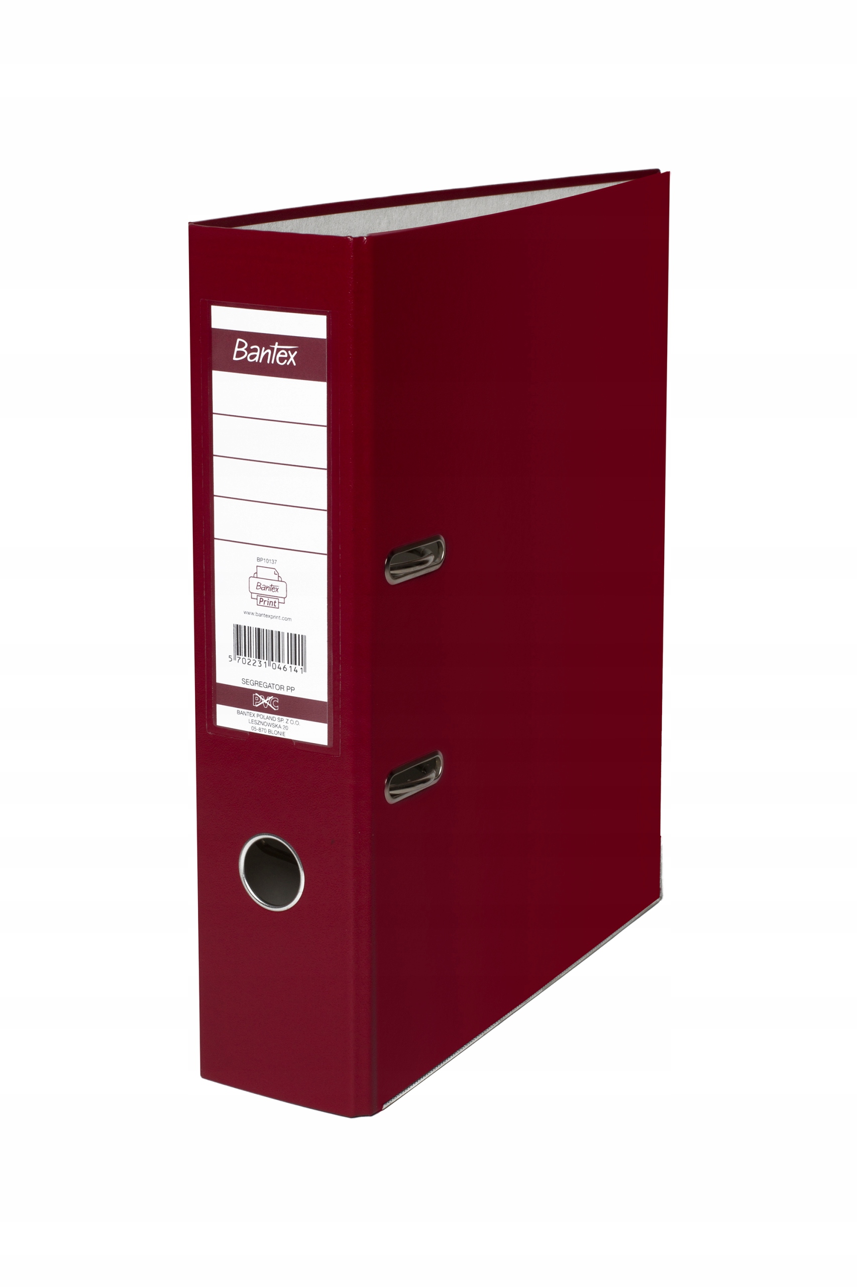 

Segregator Bantex XXL Eko A4/80 MM, Bordowy
