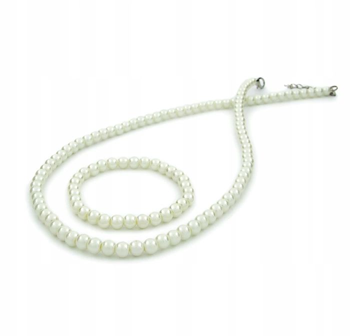 KOMPLET PERŁY STUDIO STRASS