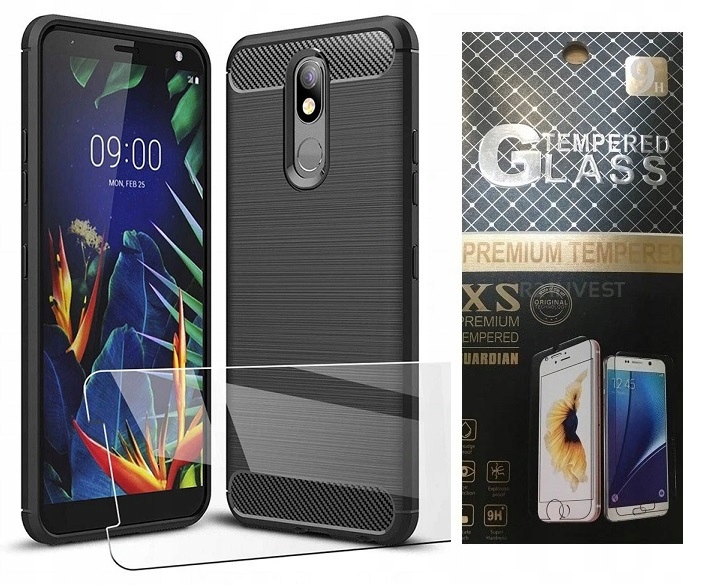 

Karbon Etui Carbon Case do Lg K40 + Szkło