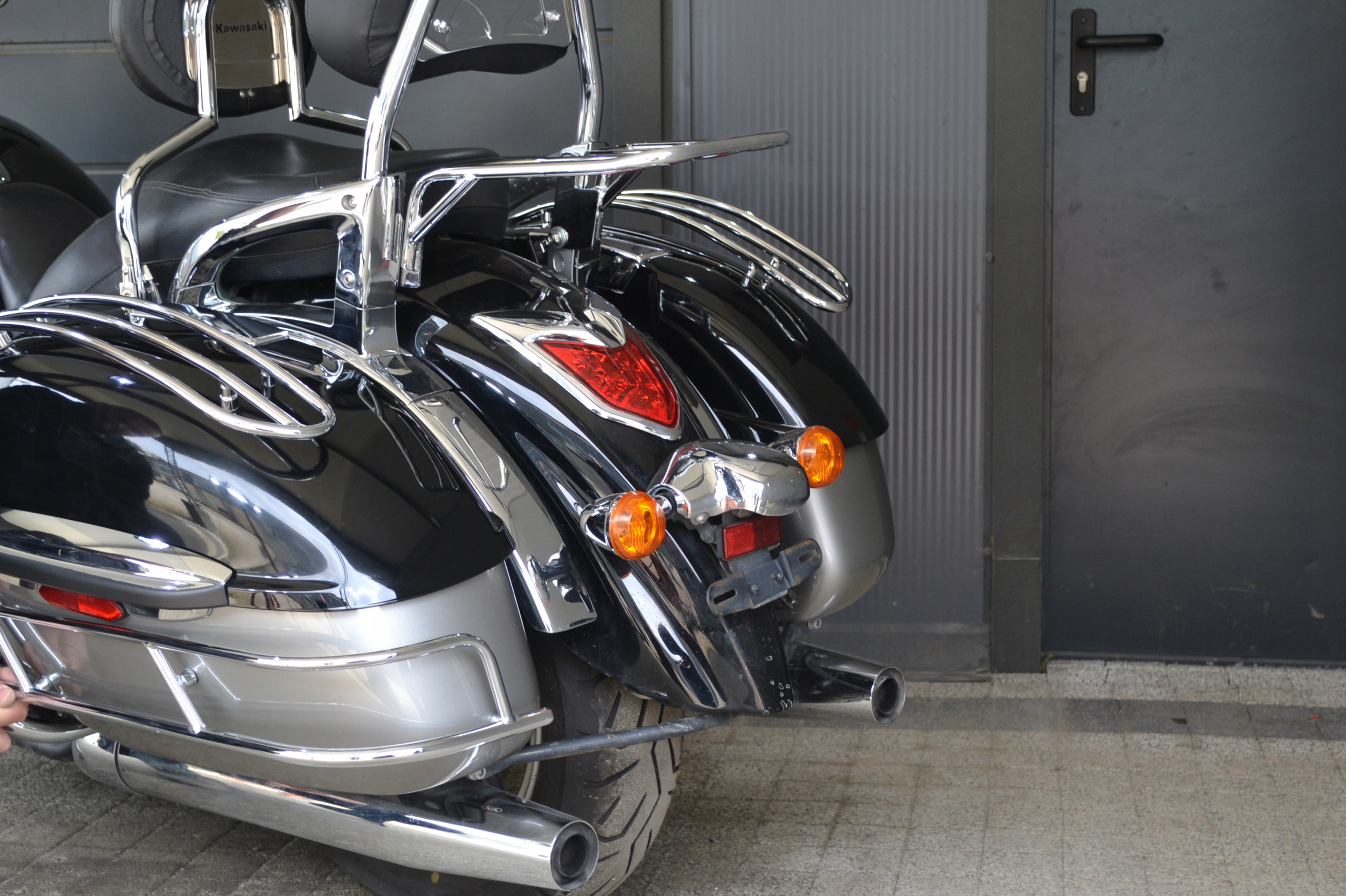 Релинги боковое на кофры kawasaki vulcan 1700 Купить с Польши