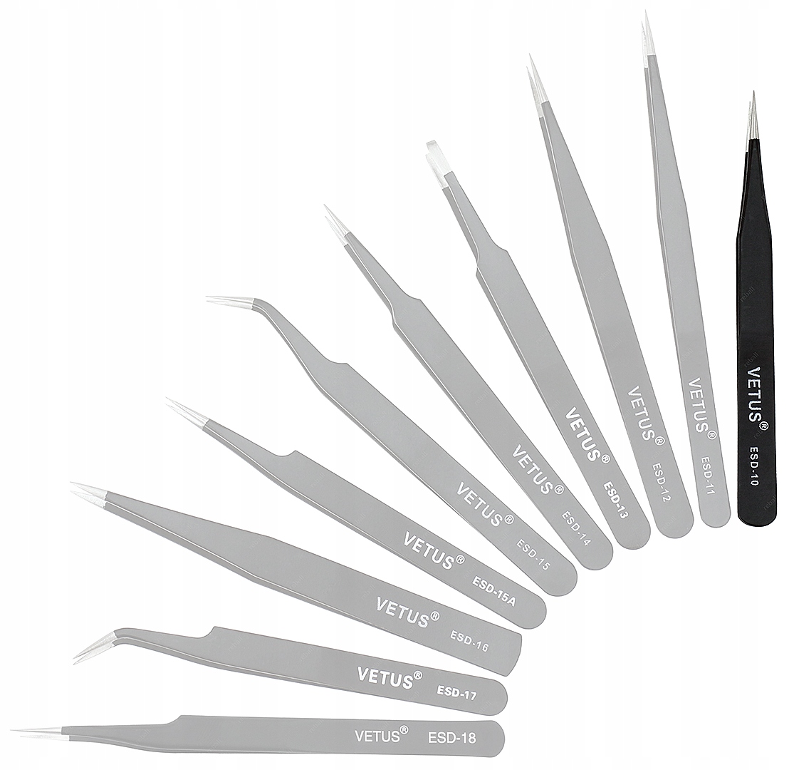 

Pinceta Pęseta Penseta Metal Antystatyczna ESD-10