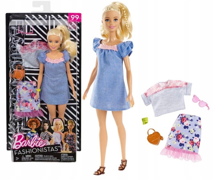 

Lalka Barbie Fashionistas Ubranka zestaw FRY79