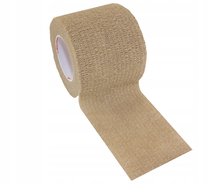 

Bandaż Typu Coban Elastyczny 4,5m x 5cm Beżowy