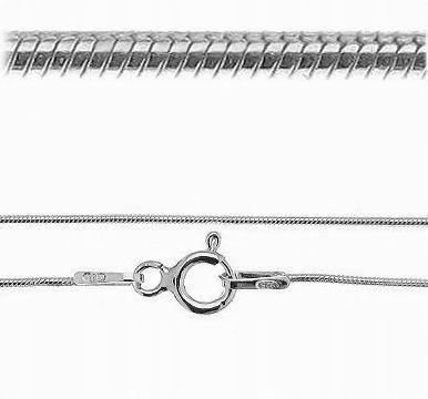 

Łańcuszek żmijka dł. 45cm, 2,1 g Srebro 925
