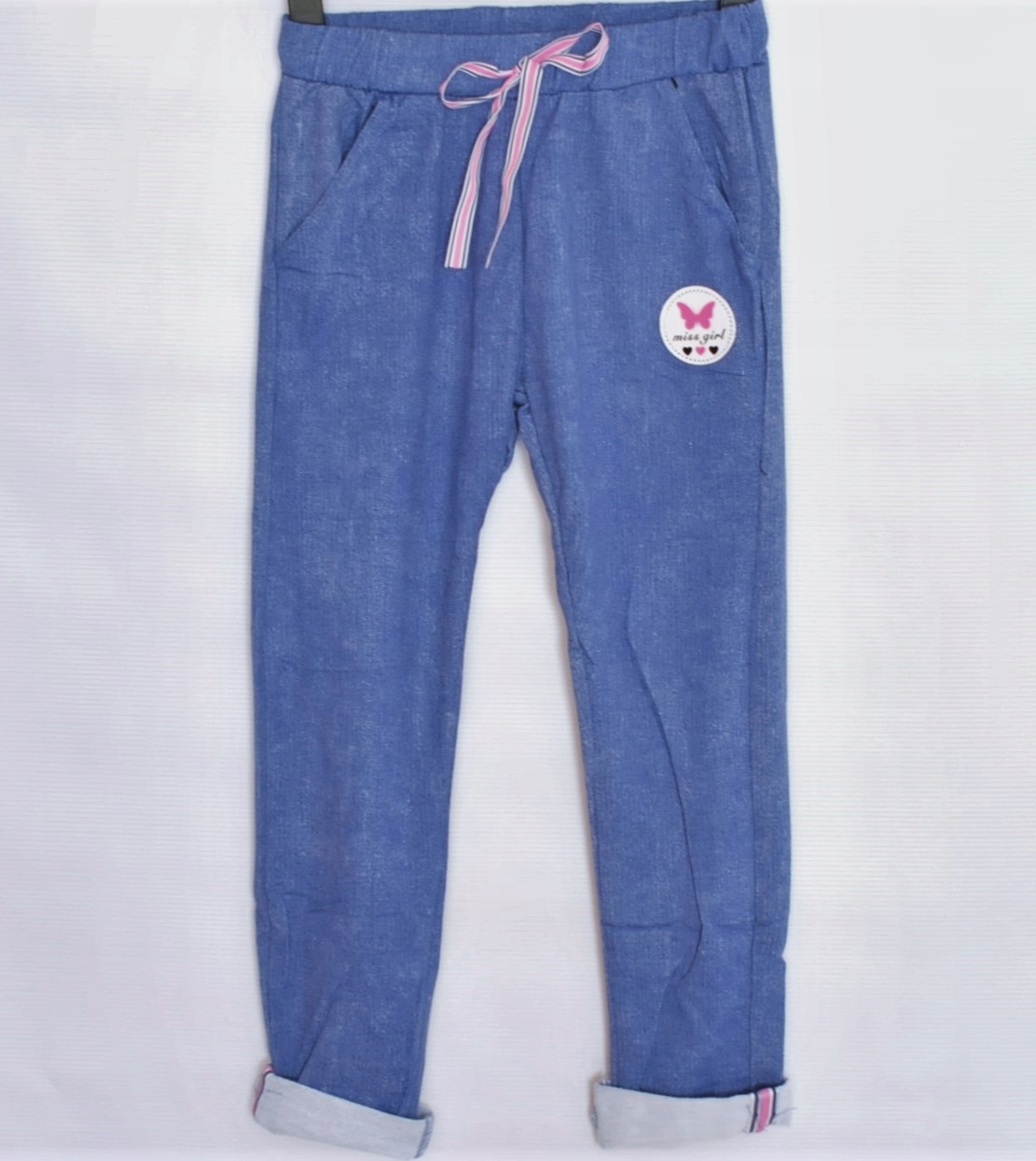 Spodnie jegginsy legginsy dziewczęce 122-128 Marka Niebieski Księżyc