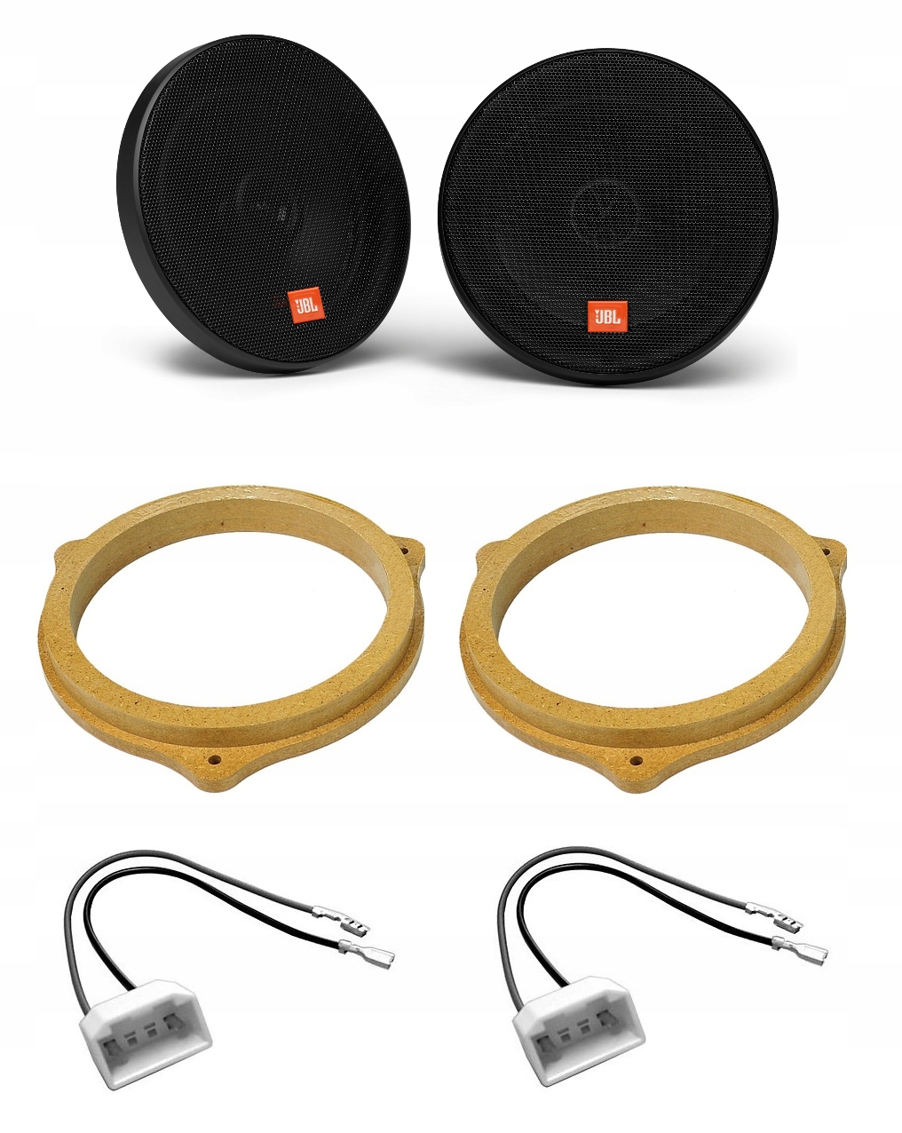 Jbl Stage2 624 reproduktory 165 mm vzdialenosti Ford Mondeo 4 C-max Focus Transit