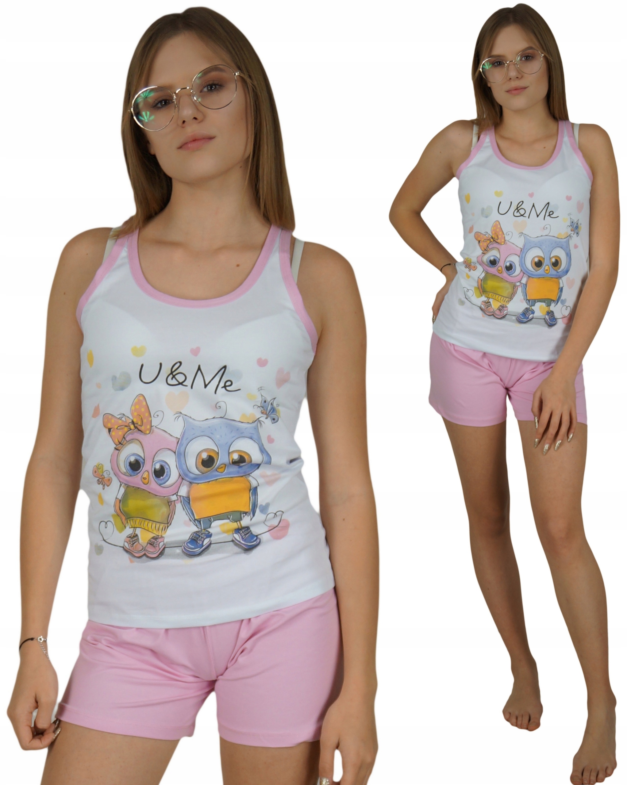 

Piżama M 38 komplet koszulka + szorty Prezent u/m