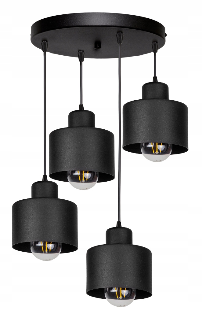 

Lampa Sufitowa Plafon Żyrandol Loft Edison Led
