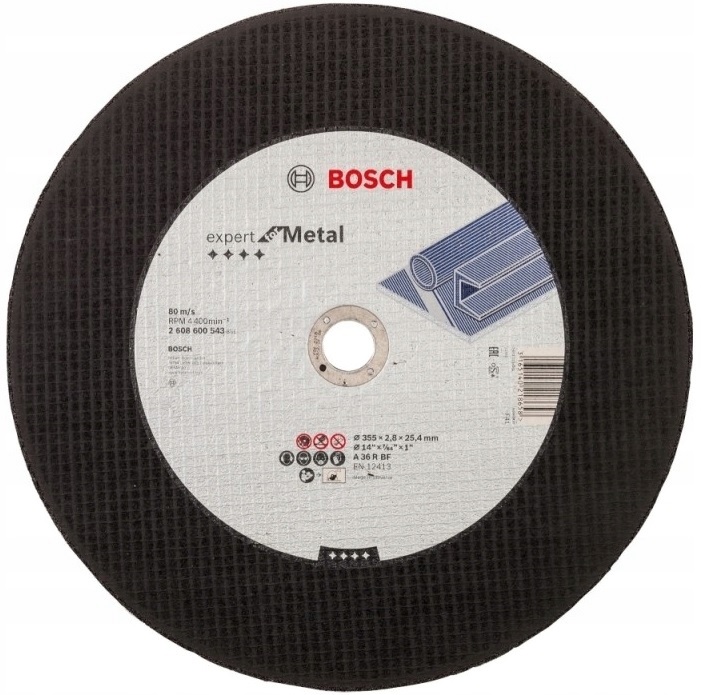 

Bosch Tarcza Do Metalu 355 x 2,8 x 25,4 10szt.