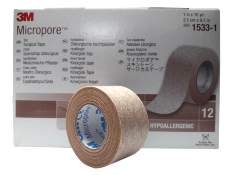 

Przylepiec Micropore 3M Ciel. 2.5cm x 9,1m 12 Szt.