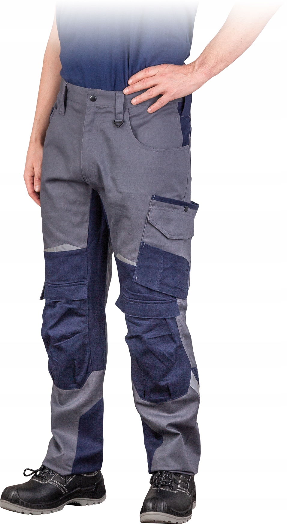 Bavlněné pracovní kalhoty 100% bavlna Leber&Hollman Lh-pond-t vel. 48