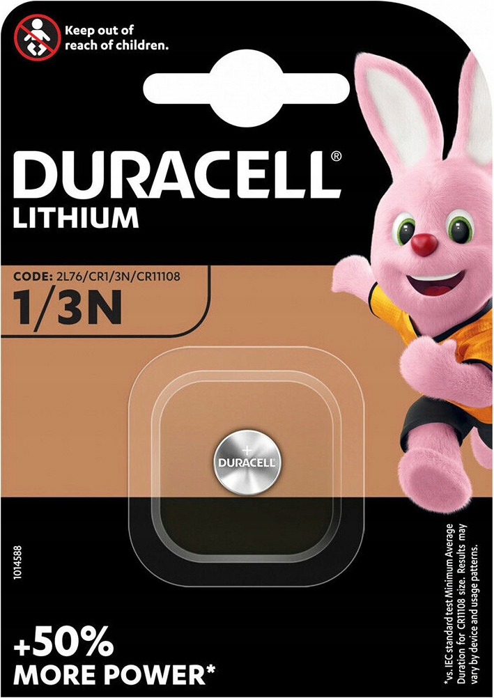 

Bateria Baterie Litowa Duracell 2L76 CR1/3N DL1/3N