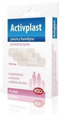 

Plastry Opatrunkowe Familijne Przezroczyste 16 Szt