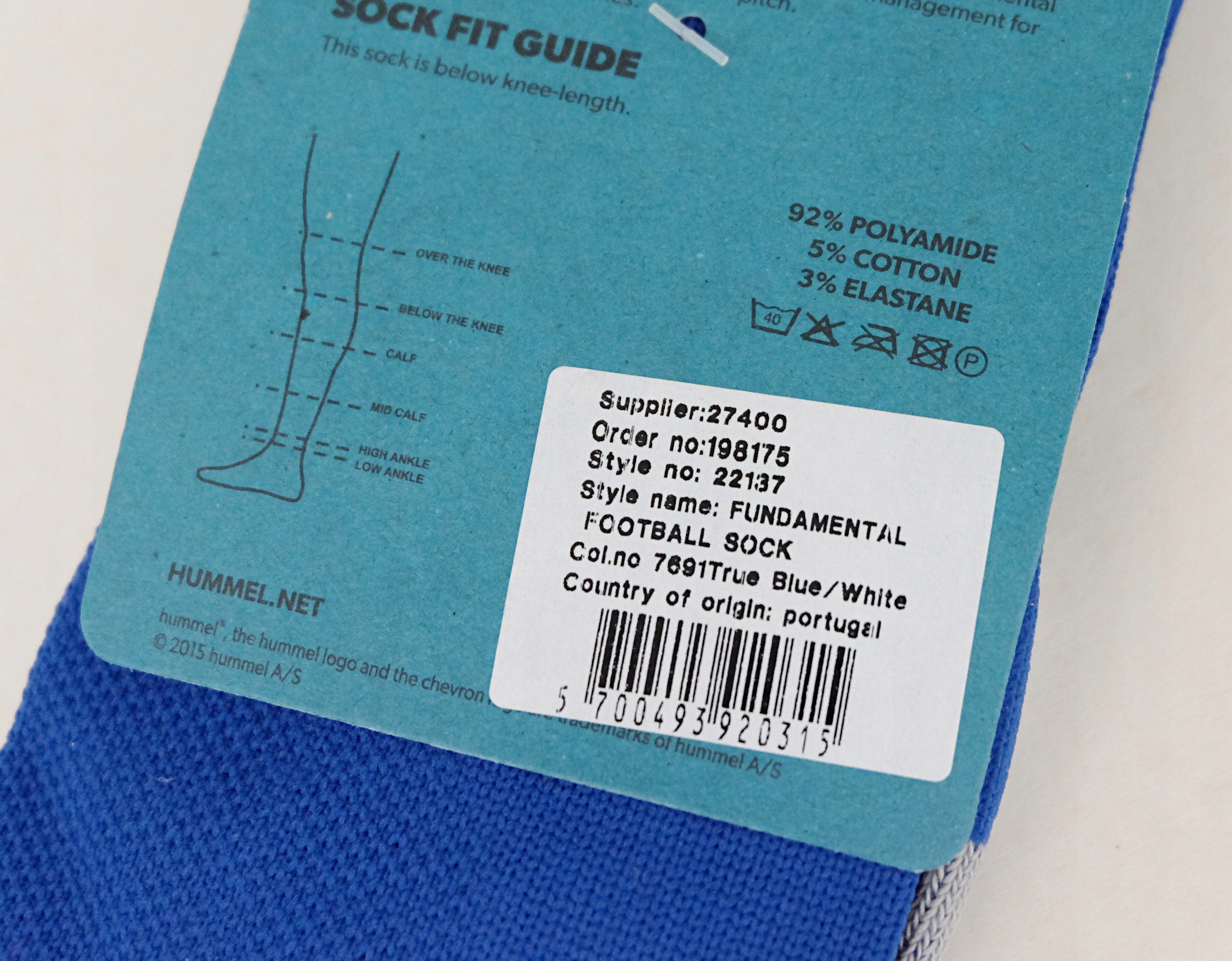 HUMMEL JUNIOR skarpety Fundamental Socks 32 35 NOW Marka Hummel