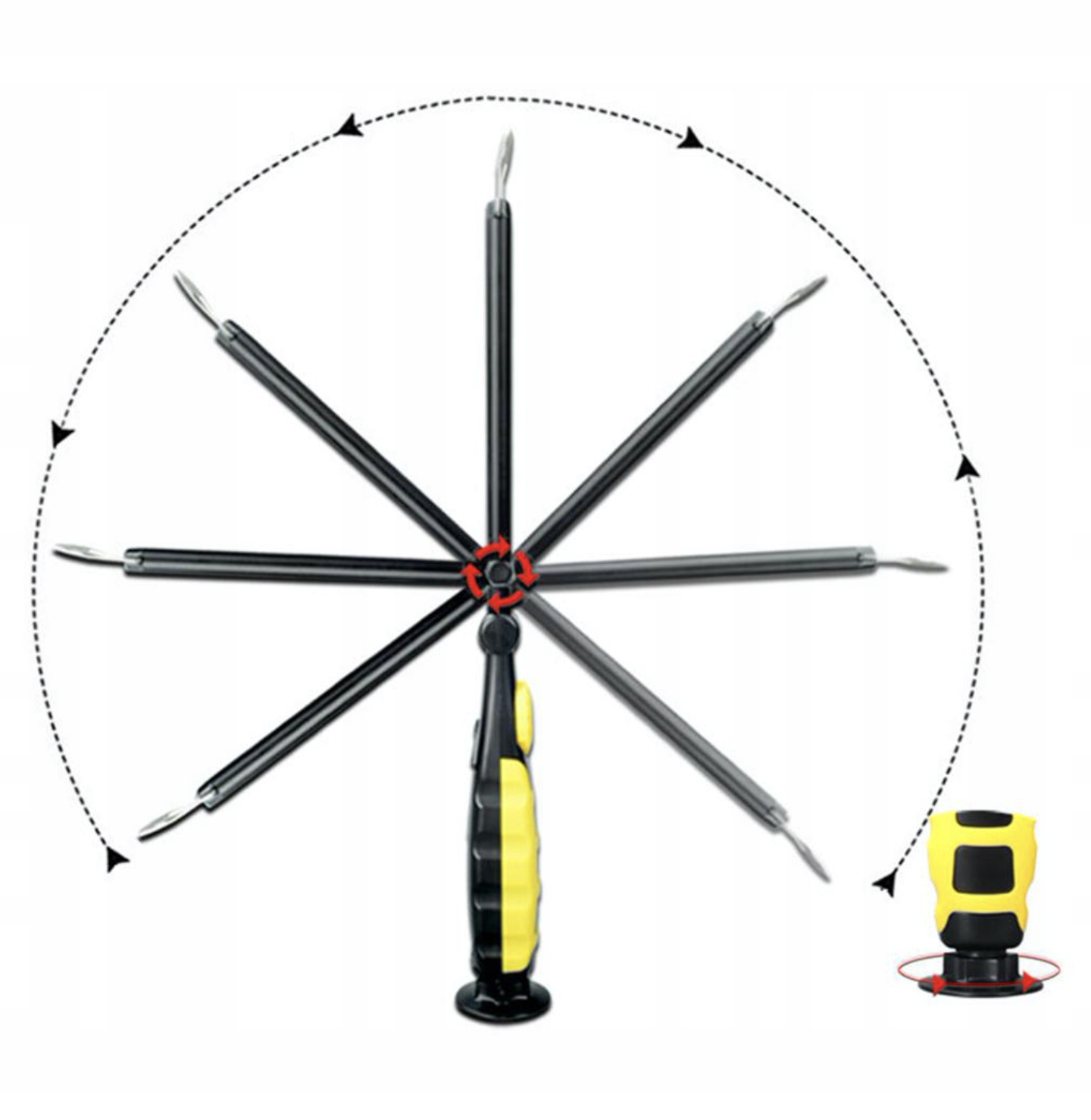 Svítilna Dílenská Lampa Cob Led Magnet Usb Hák