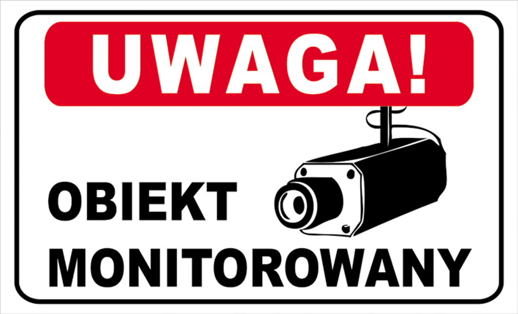 OBIEKT MONITOROWANY Tabliczka 32x19,5cm CENA PROMO Marka KMBpress