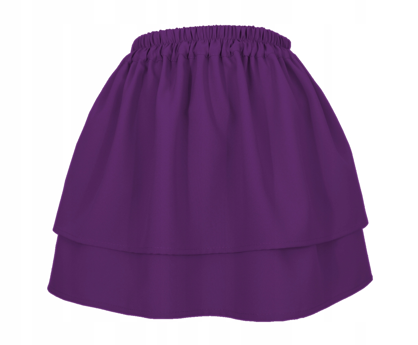 

Pl Fioletowa Spódniczka Spódnica Warstwy Falbany