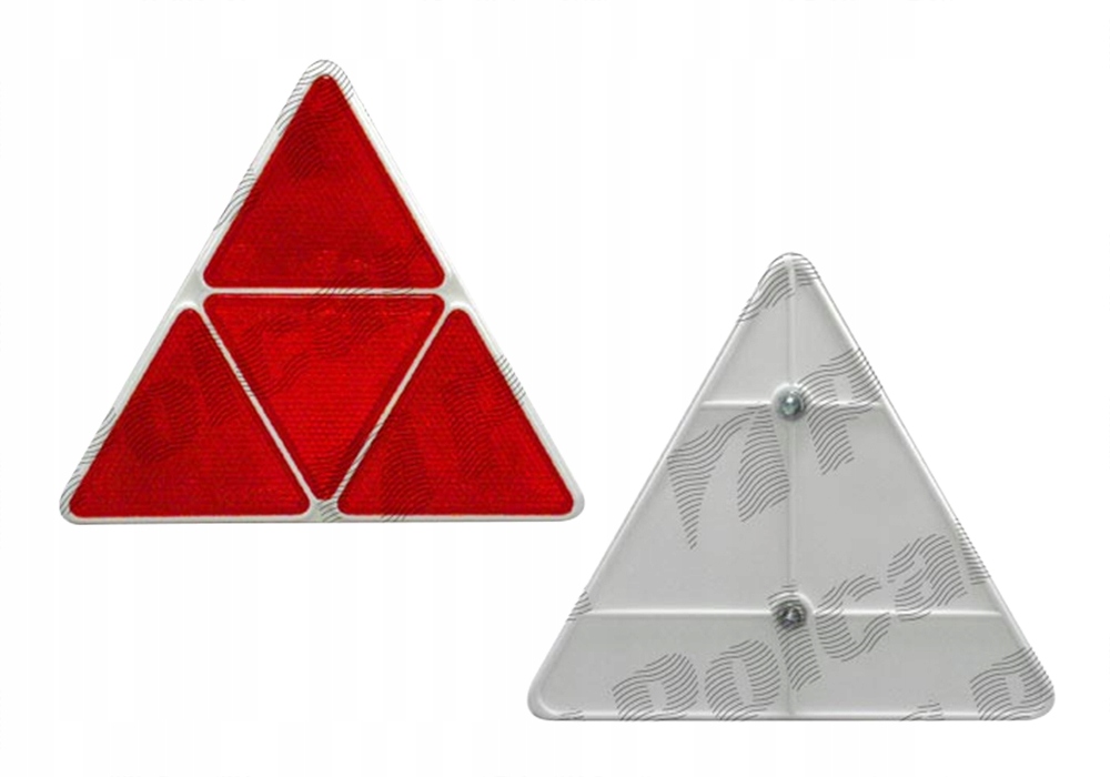 TRÓJKĄT ODBLASKOWY NACZEPA PLANDEKA LAWETA 15CM