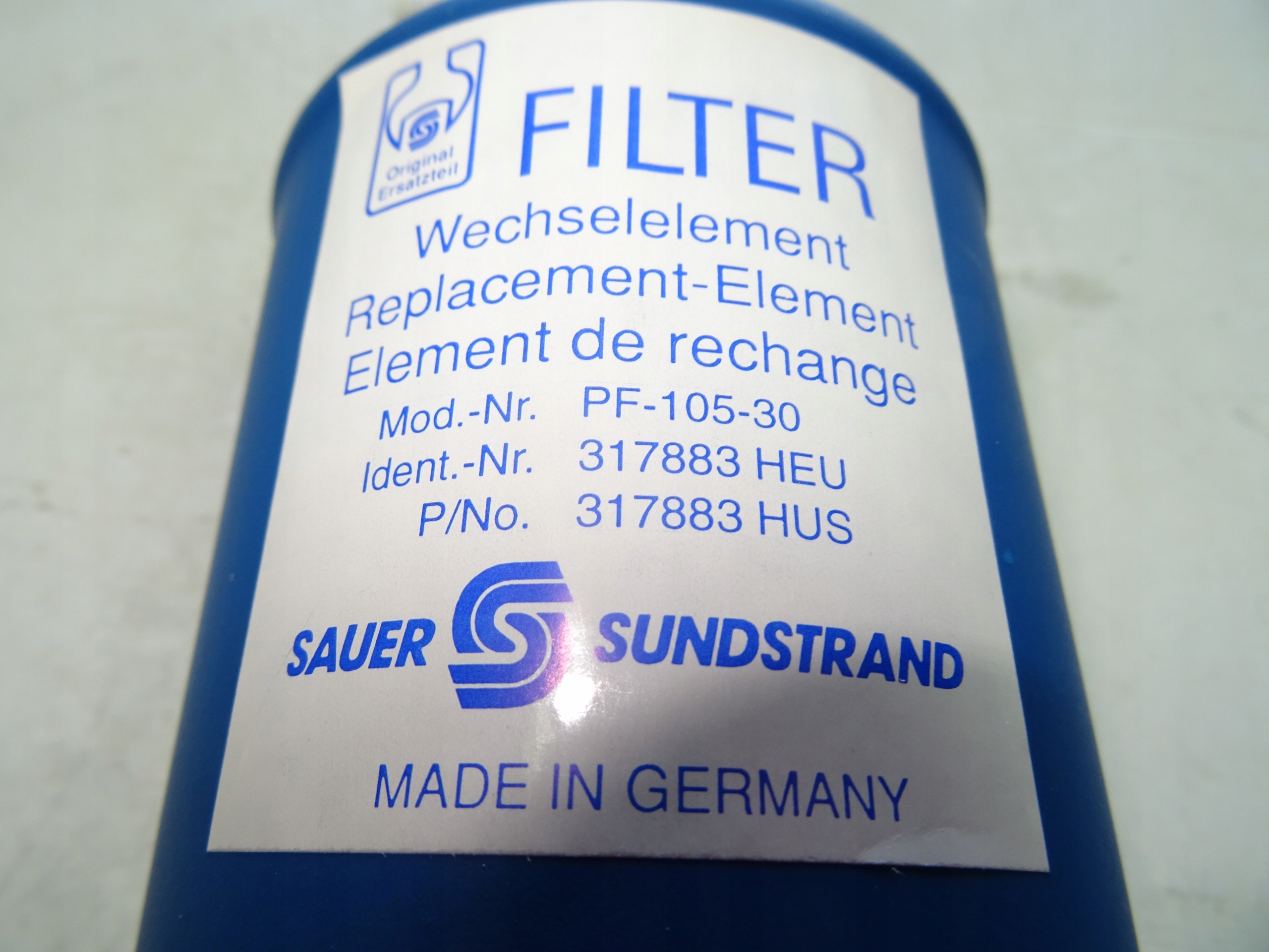 FILTR HYDRAULICZNY SAUER SUNDSTRAND PF 10530 Producent części Sauer