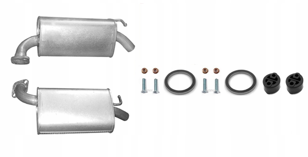 MAZDA 6 2.0 2.3 (2005-2007) TŁUMIK TŁUMIKI KOŃCOWE