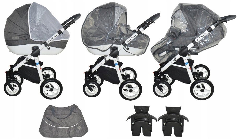 WÓZEK 3W1 MONO.E WÓZEK DZIECIĘCY TORBA + FOLIA Marka inny