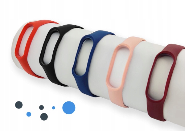 OPASKA do XIAOMI MI BAND 4 i MI BAND 3, PASEK do SMARTBAND, DUŻO KOLORÓW Kod producenta A00040 PASEK OPASKA GUMA XIAOMI MI BAND