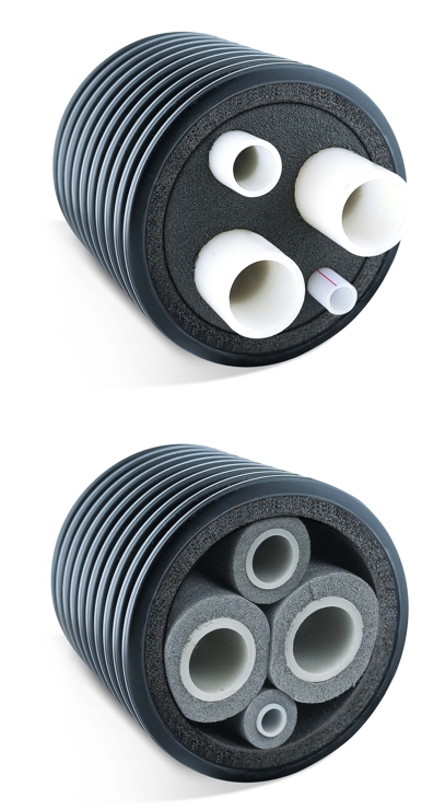 Rura preizolowana poczwórna SYNCO 2x32+25+16/160 PROMOCJA Typ rura PEX