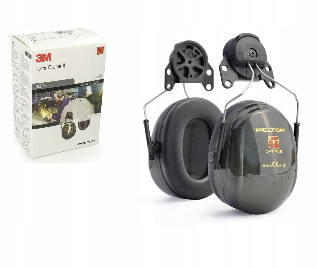 

Słuchawki Ochronne Peltor Optime II H520P3 Na Kask