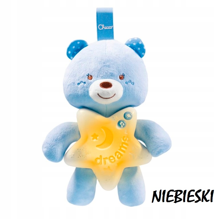 Chicco Miś na dobranoc First Dreams, Pluszowy miś Minimalny wiek dziecka 0