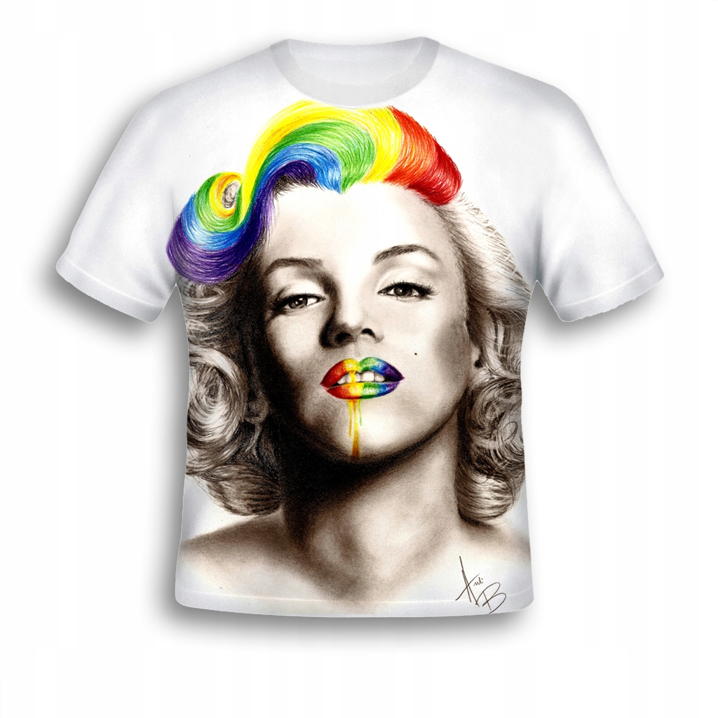 

Koszulka Fulprint Marilyn XXL Yoga Fitnes 3D